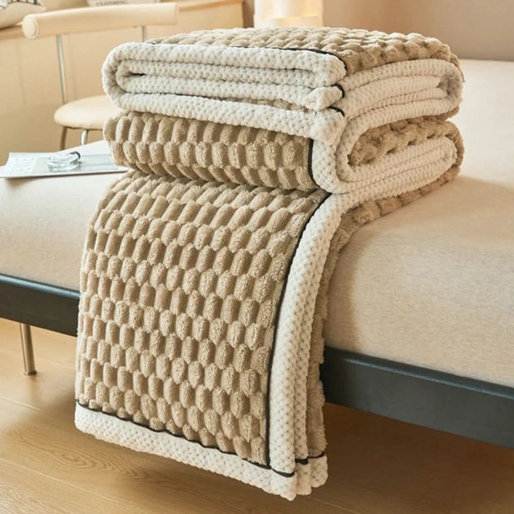 Pătură LuxeWeave Cadou Gândit cu Textură Elegantă