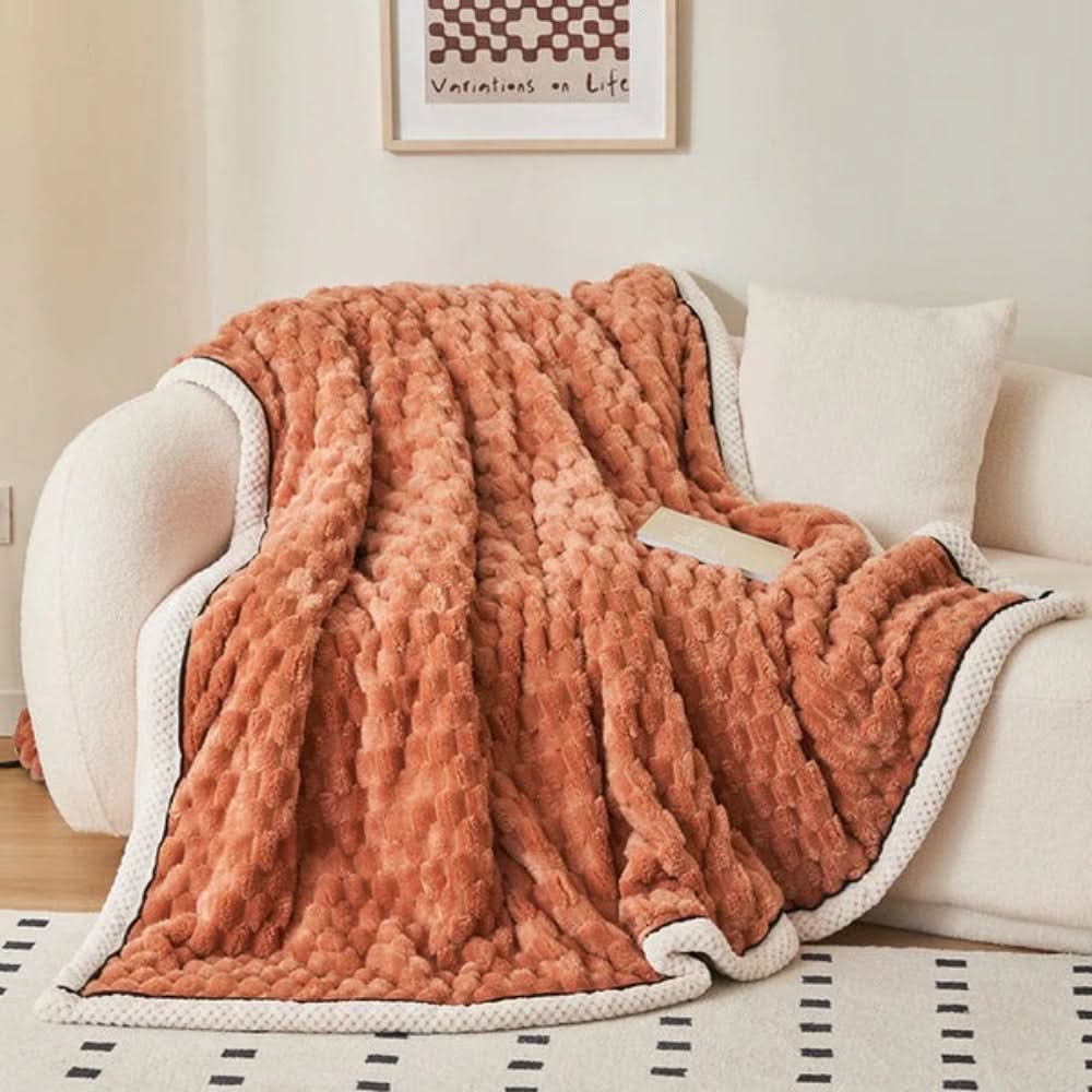Pătură LuxeWeave Cadou Gândit cu Textură Elegantă