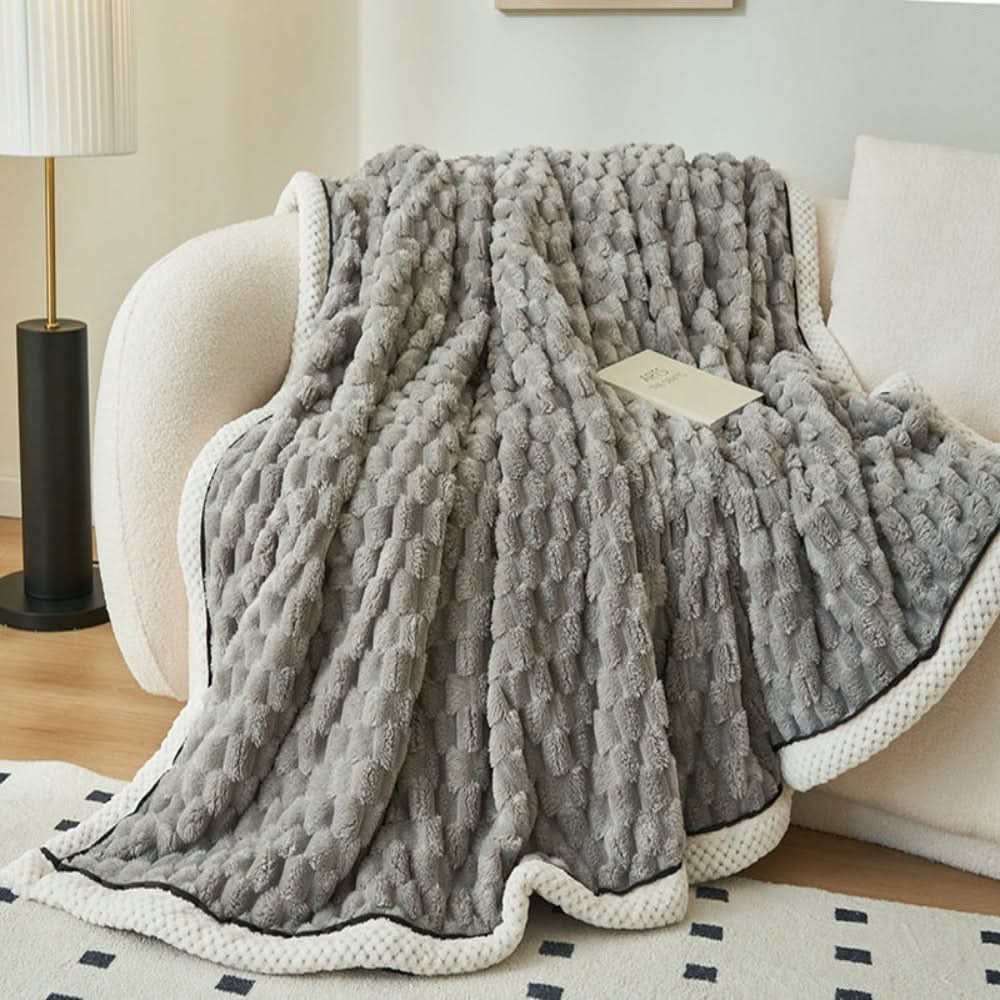 Pătură LuxeWeave Cadou Gândit cu Textură Elegantă