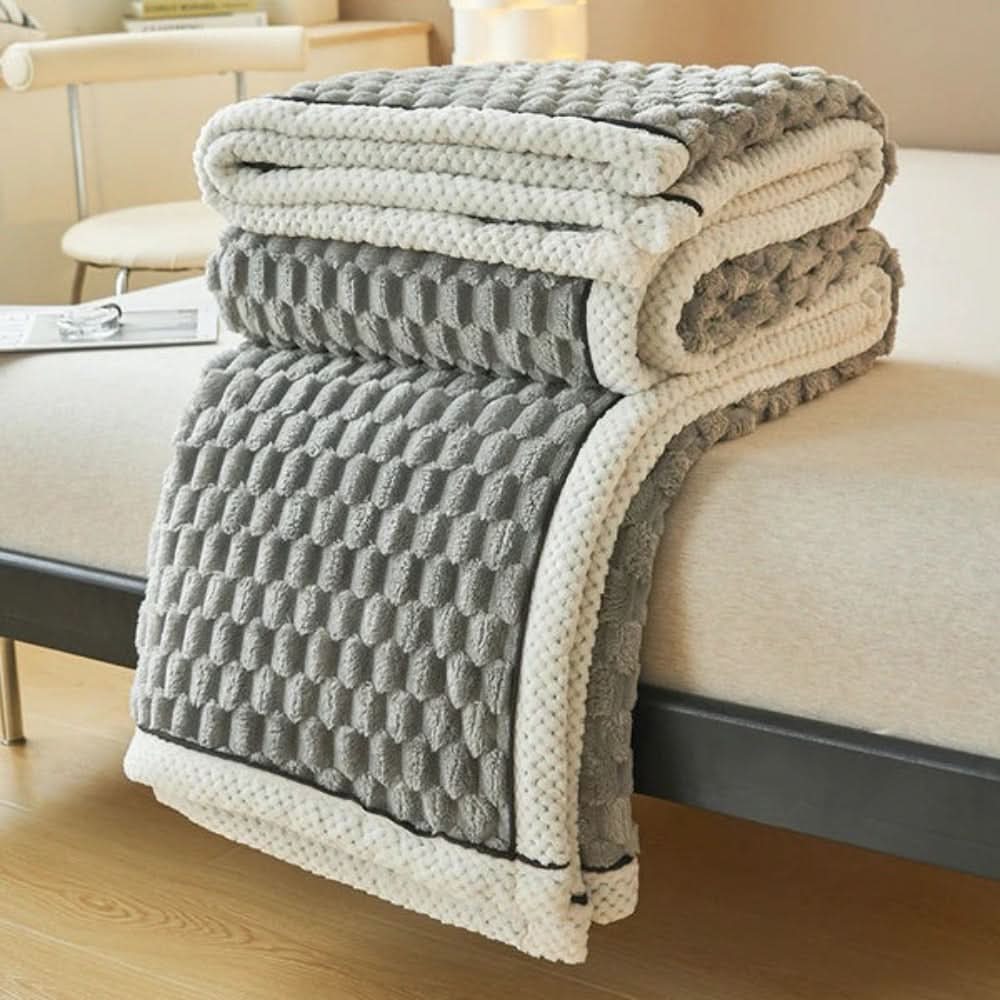 Pătură LuxeWeave Cadou Gândit cu Textură Elegantă