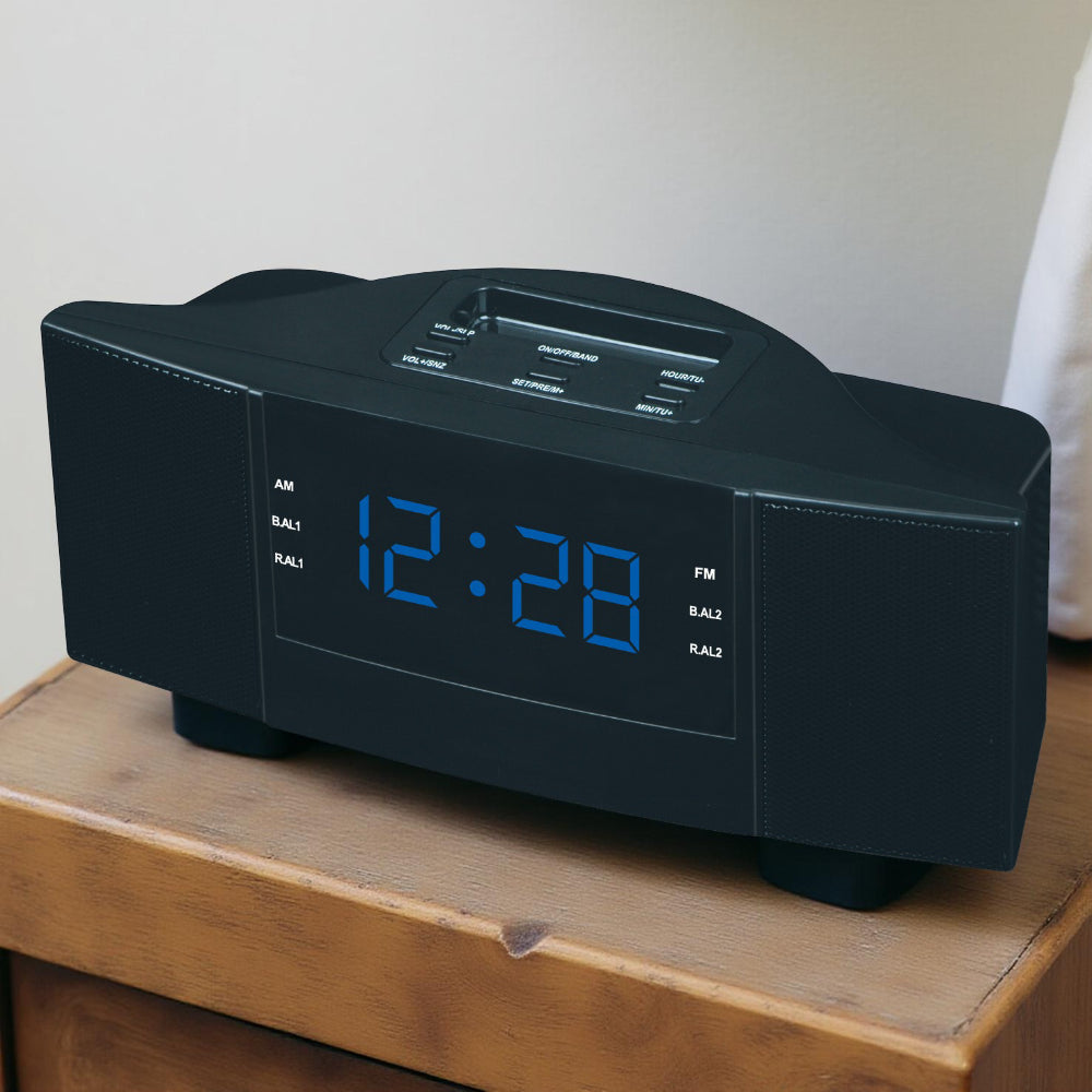 White Noise Sound Machine With Dual Alarm Sleep Timer Clock