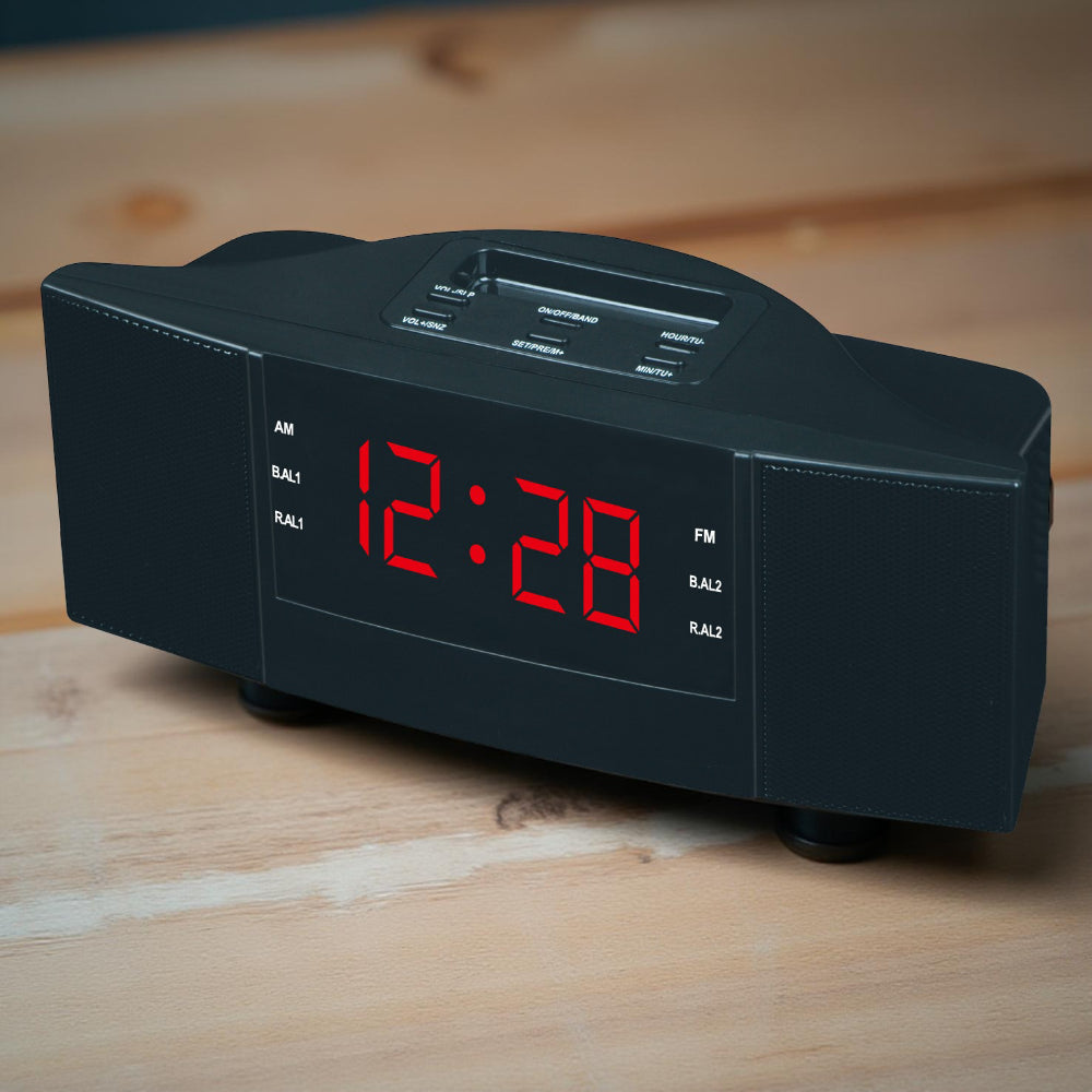 White Noise Sound Machine With Dual Alarm Sleep Timer Clock