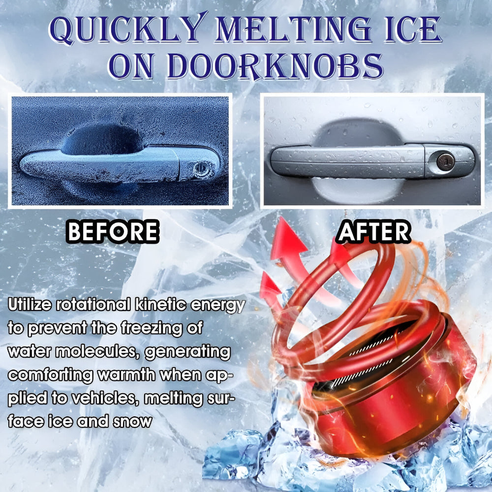 Compact Car Deicer Space Heater With Kinetic Coil System