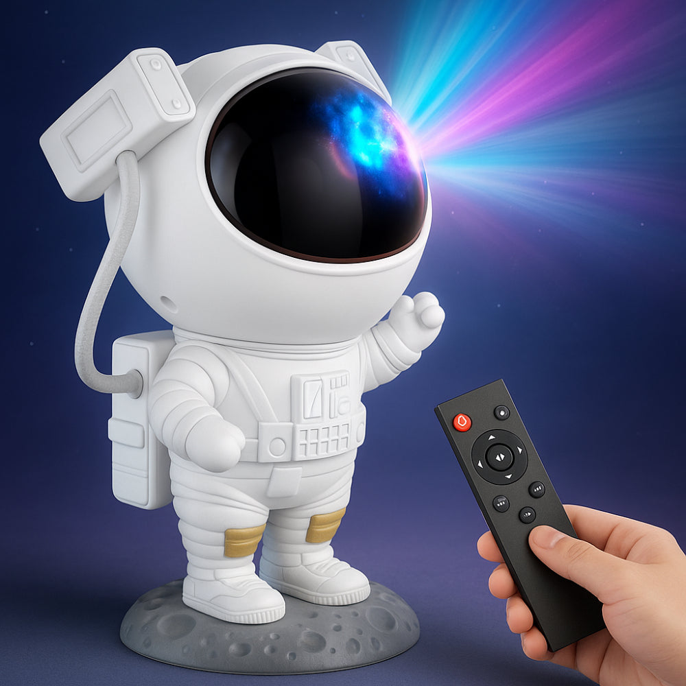 LED noční světlo astronaut s hvězdným projektorem pro dekoraci ložnice