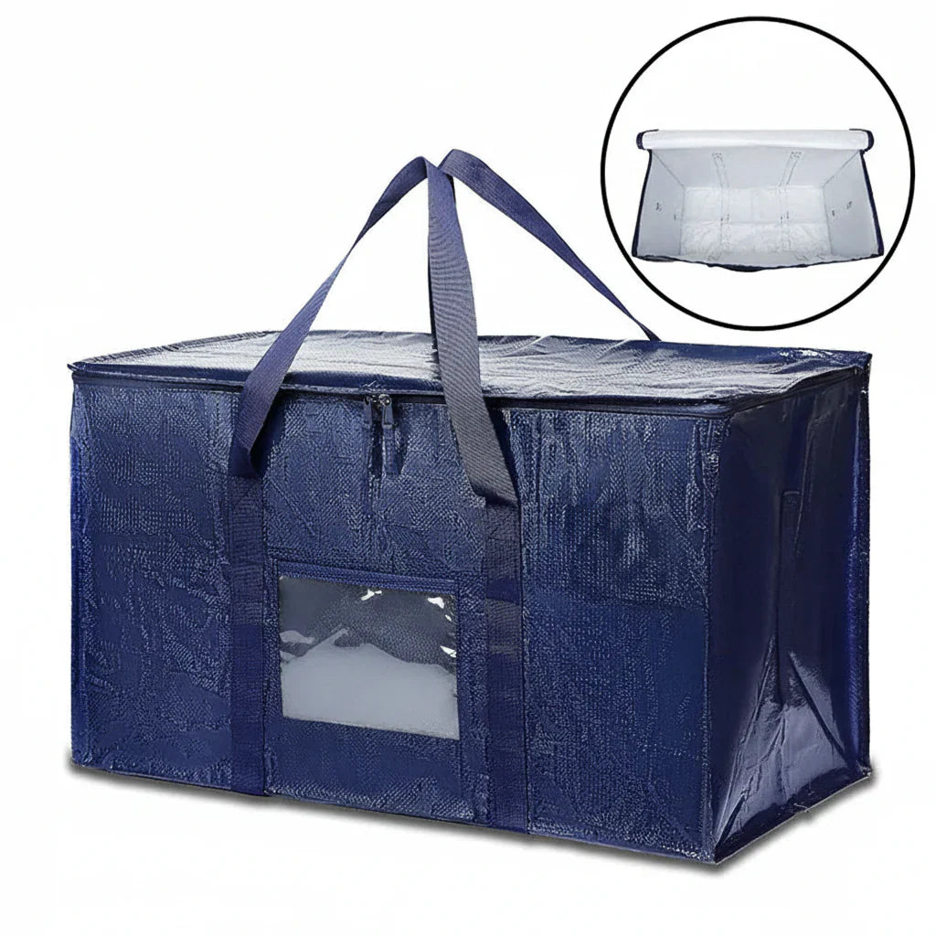 Durable Moving Storage Bags With Waterproof Zipper Tote
