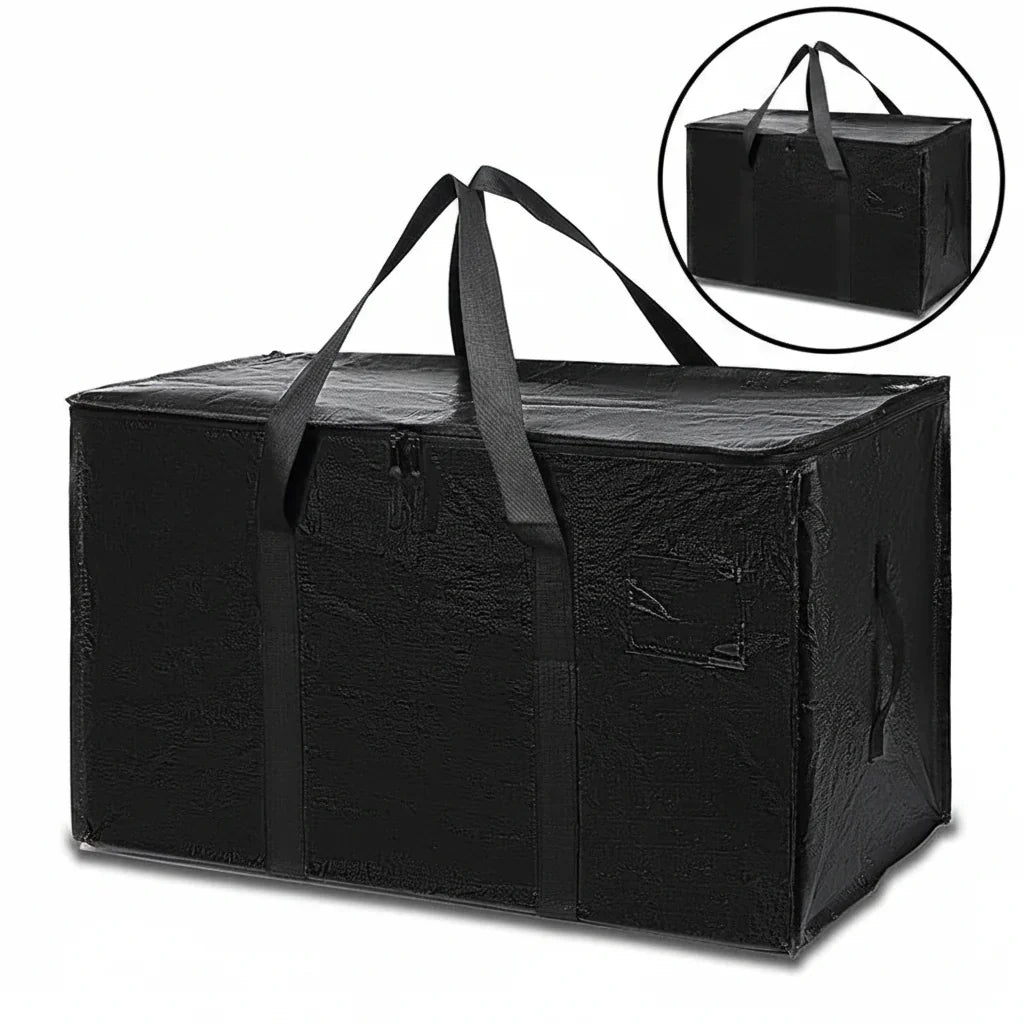 Durable Moving Storage Bags With Waterproof Zipper Tote