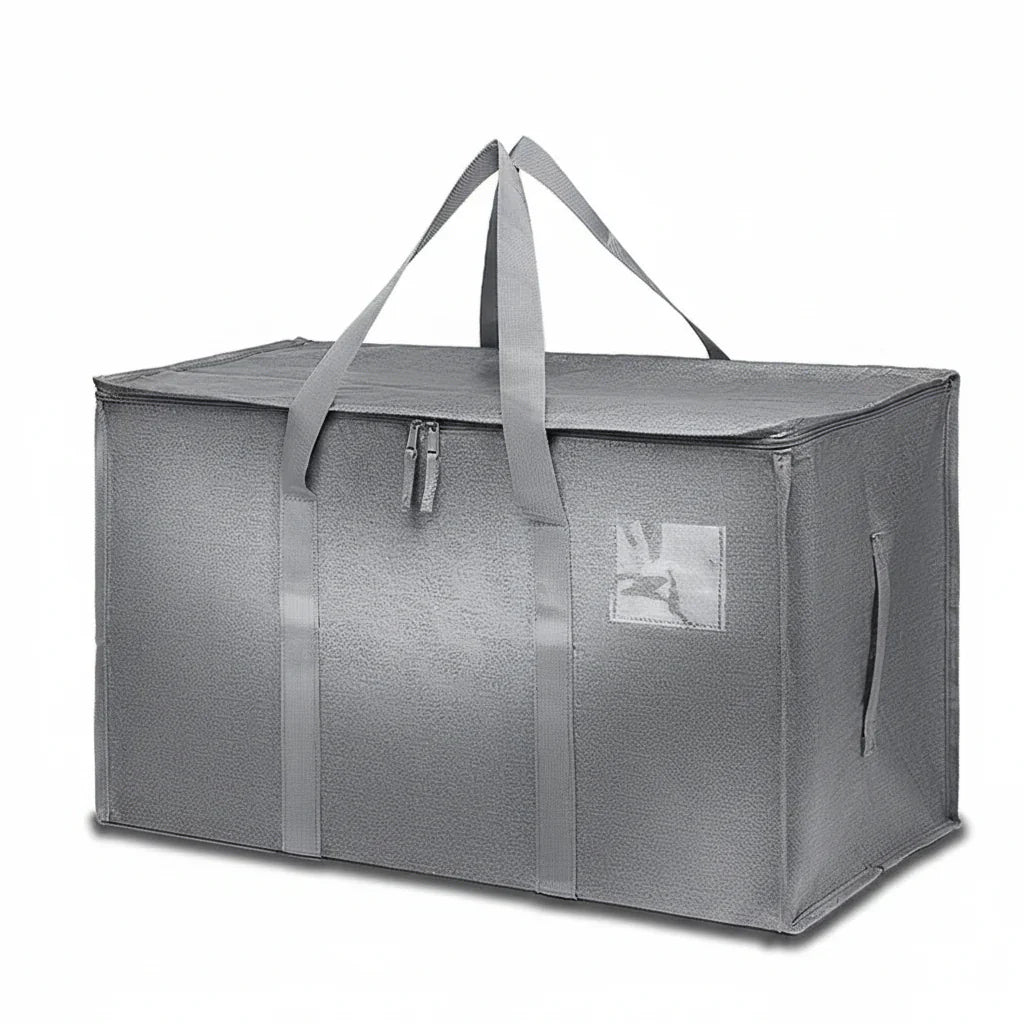 Durable Moving Storage Bags With Waterproof Zipper Tote