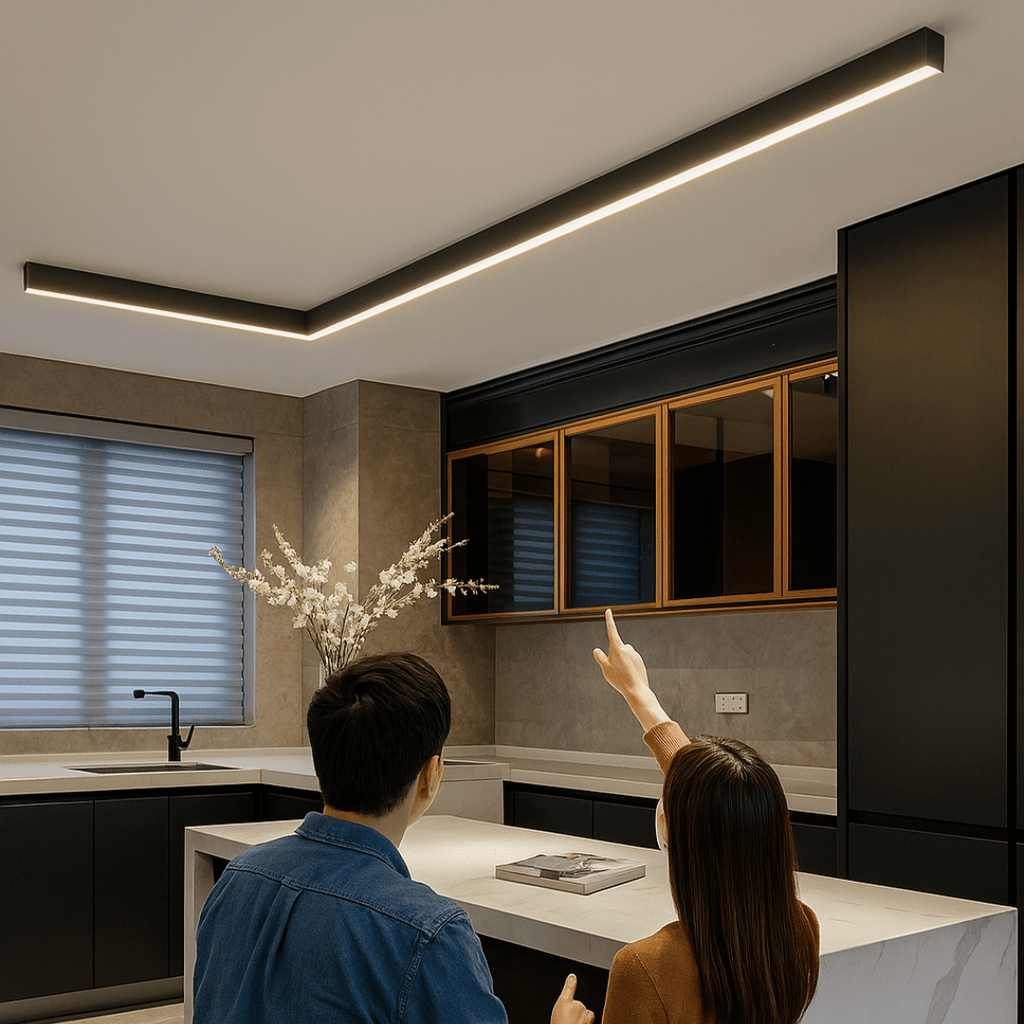 LumaNova LED Ceiling Lamp - Minimalist Scandinavian Design With Bright Luminosity