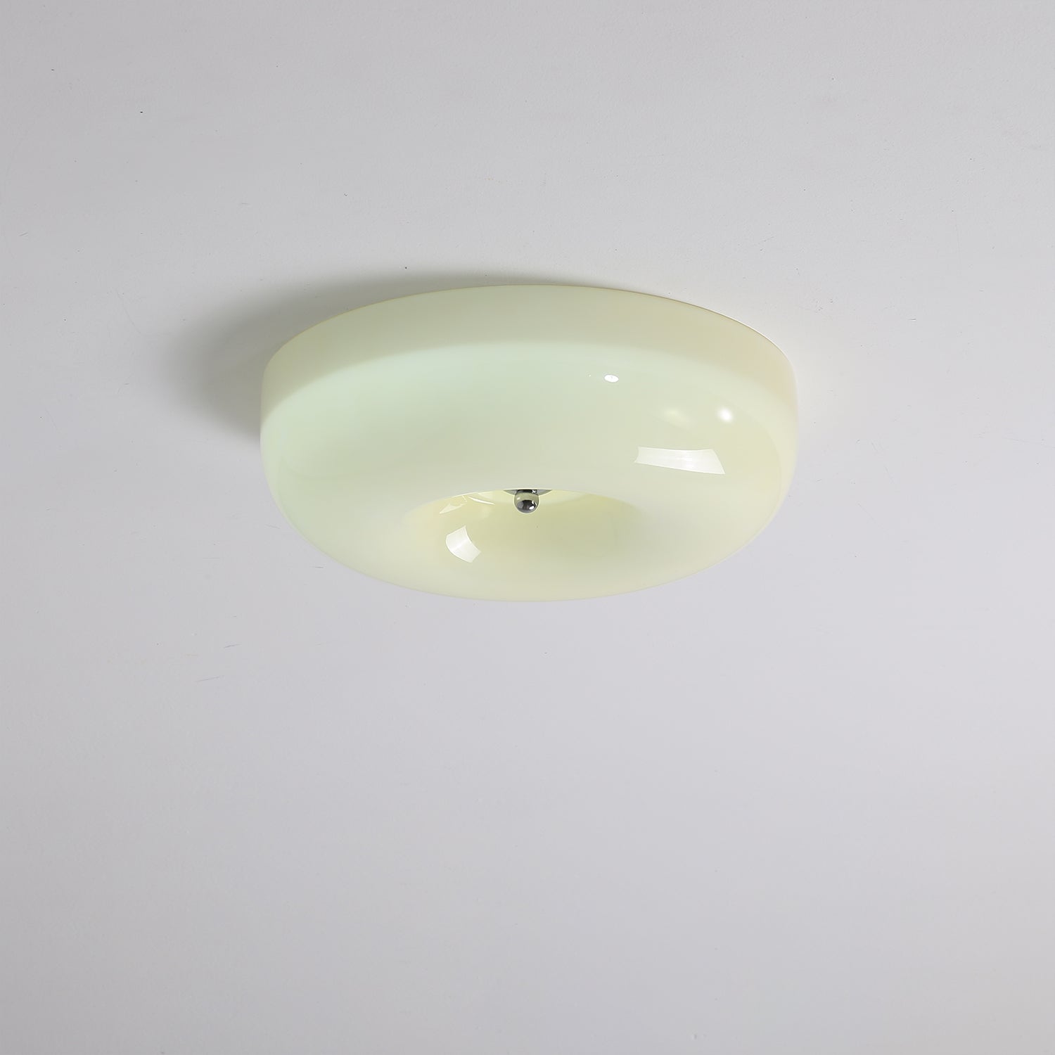 Stropní lampa Swirl ze skla s kovovým rámem, stmívatelná LED, bílá, kávová, béžová, 32, 40, 46 cm