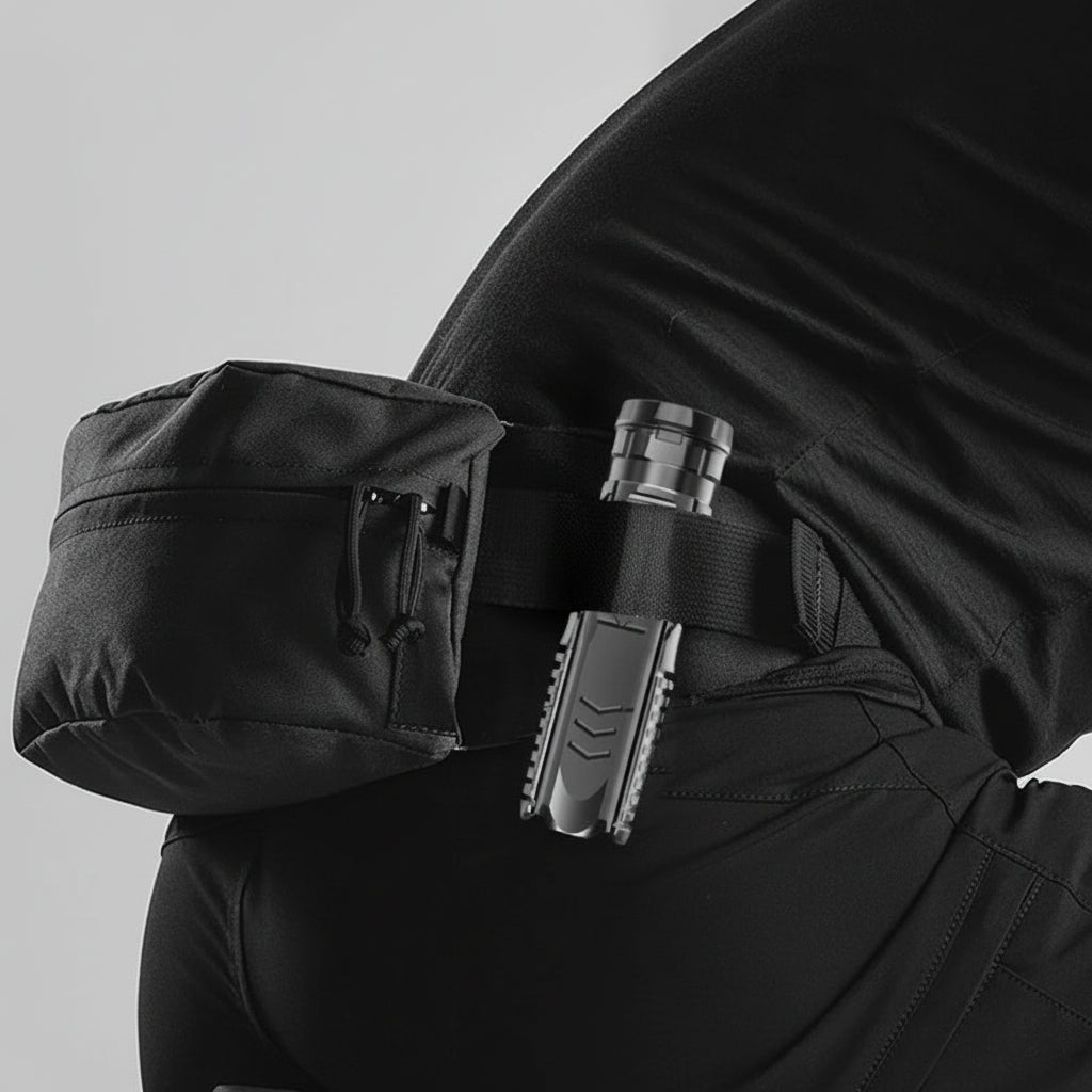 Rechargeable LED Tactical Flashlight With Aluminum Body For Outdoor Use