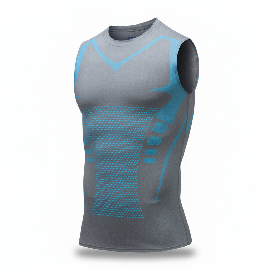 Ionic formende singlet for holdningsstøtte og komfort
