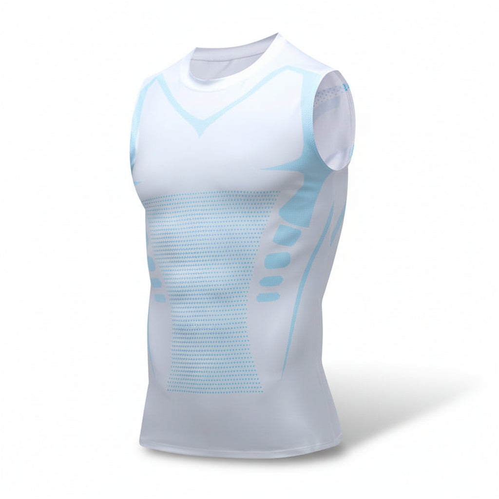 Ionic formende singlet for holdningsstøtte og komfort