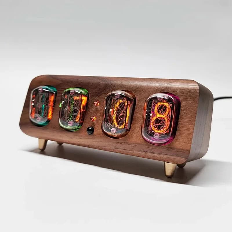 AuroraNix Orologio Nixie con Controllo Bluetooth per Arredamento Moderno
