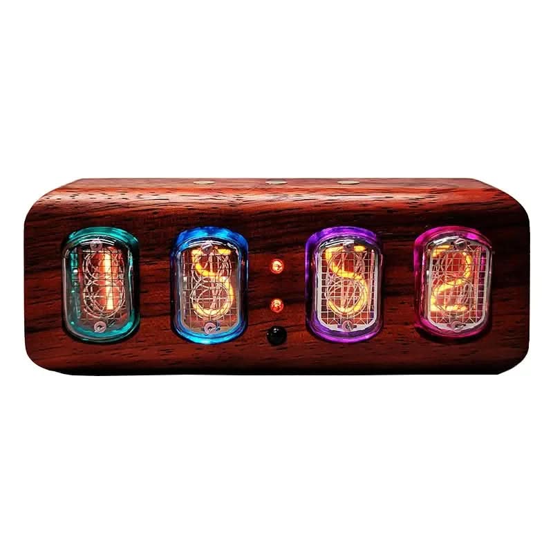 AuroraNix Orologio Nixie con Controllo Bluetooth per Arredamento Moderno