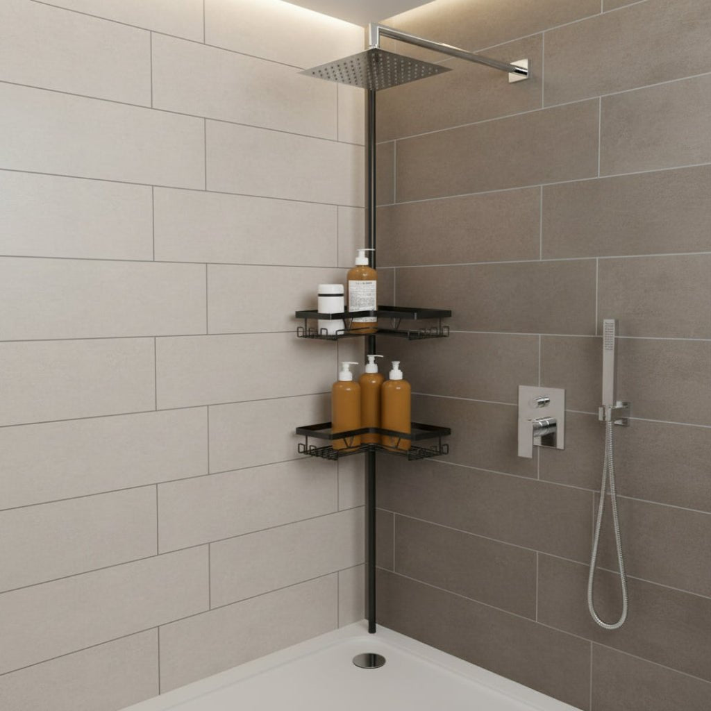 Organizer prysznicowy AeroFlex odporny na rdzę, do przechowywania w każdej łazience