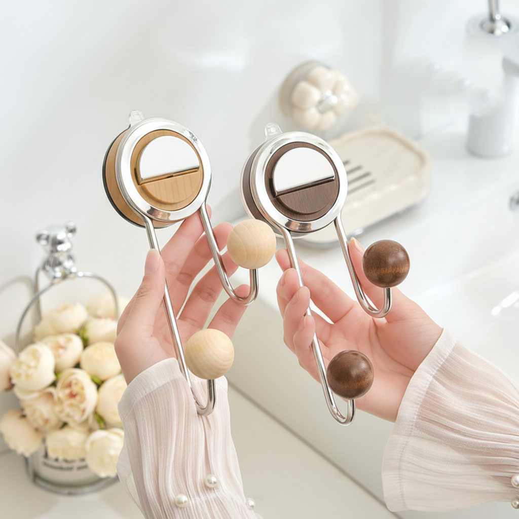 Stainless Steel Adhesive Roll Holder For Bathroom Wall