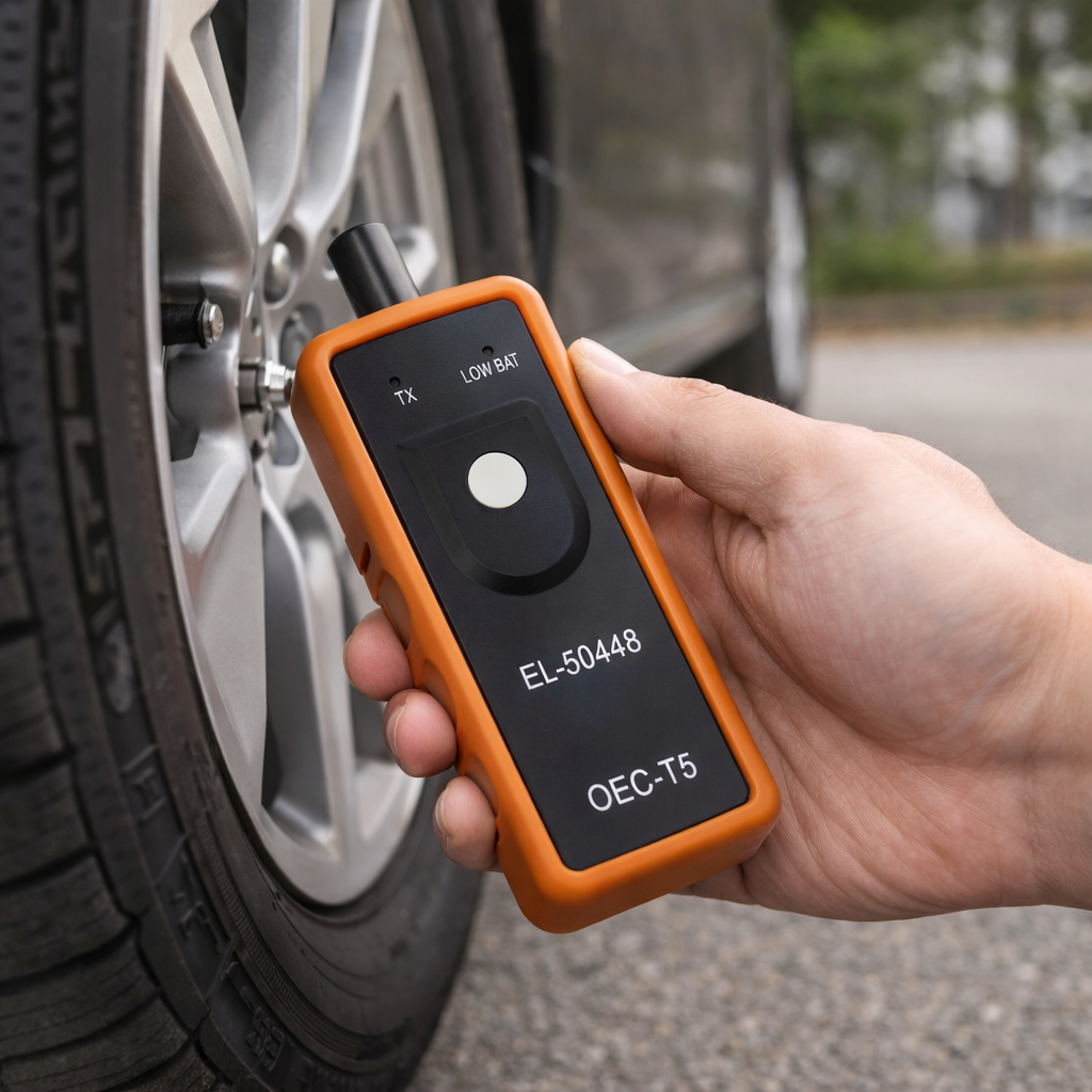 Herramienta inalámbrica de reprogramación TPMS para reinicio de sensor de neumáticos, configuración fácil