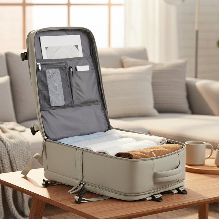 VoyageMate Handbagage med smarta fack och resevänlig design