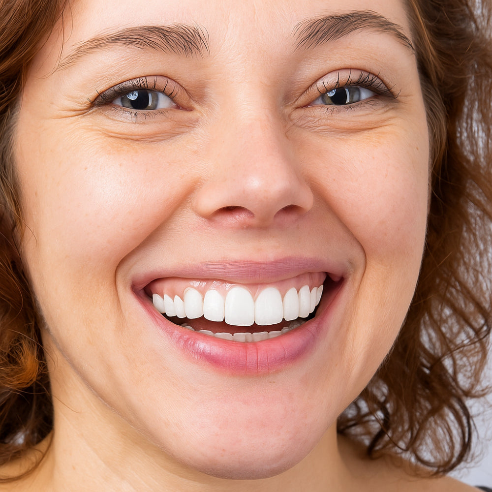 Sæt med tanddæksler i finérstil for forbedret smiludseende