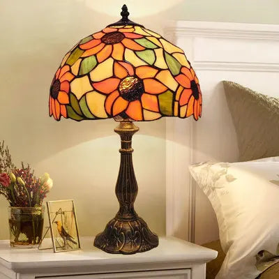 NovaGlow bureaulamp in Tiffany-stijl voor thuis- of kantoorgebruik