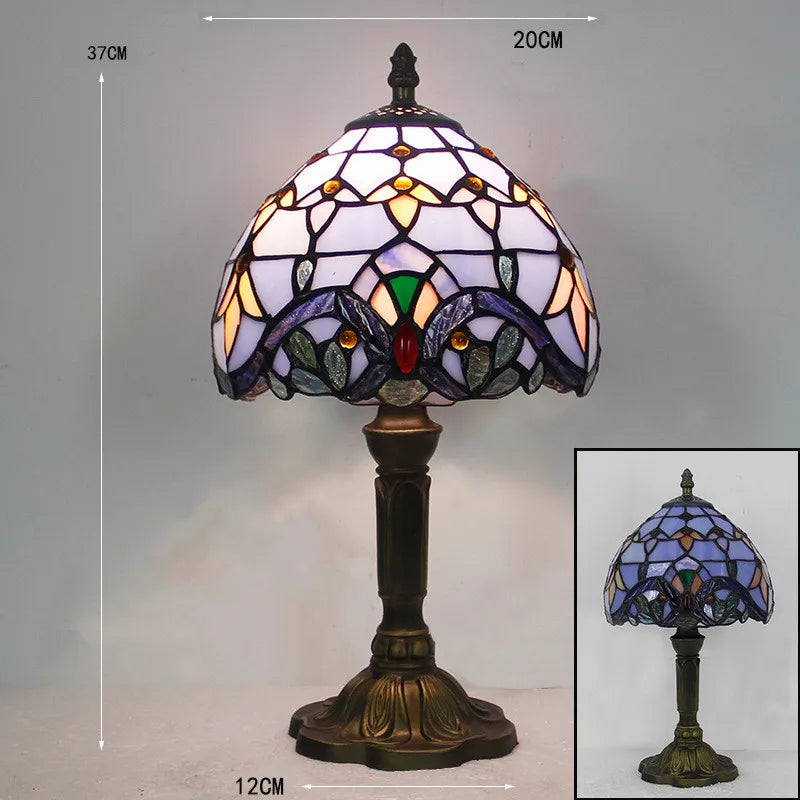 NovaGlow bureaulamp in Tiffany-stijl voor thuis- of kantoorgebruik
