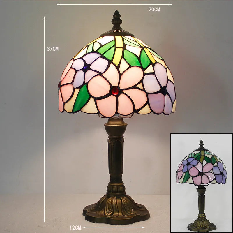 NovaGlow bureaulamp in Tiffany-stijl voor thuis- of kantoorgebruik