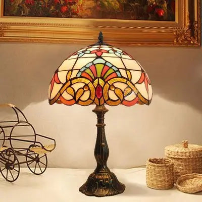 NovaGlow bureaulamp in Tiffany-stijl voor thuis- of kantoorgebruik