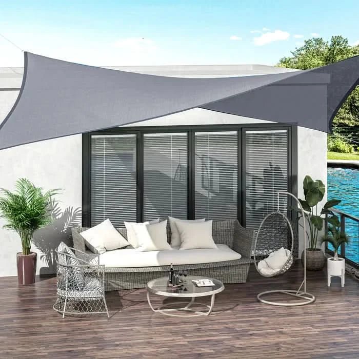 NovaShade Flex Sonnen- und Regenschutz-Markise für Außenbereiche