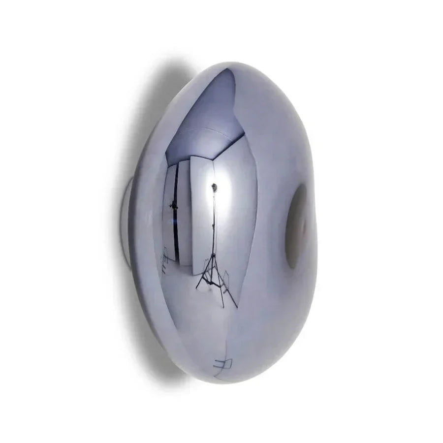 Molten Acrylic Wall Light Sconce With Glacier-Inspired Shade | Rosalyssa