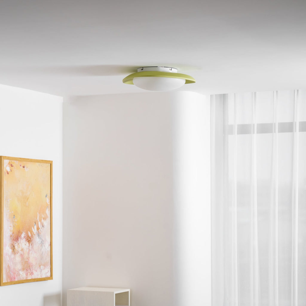 Oválné stropní svítidlo z pryskyřice, stmívatelné LED, zelené nebo béžové, 3000K-6000K, 36 cm nebo 46 cm