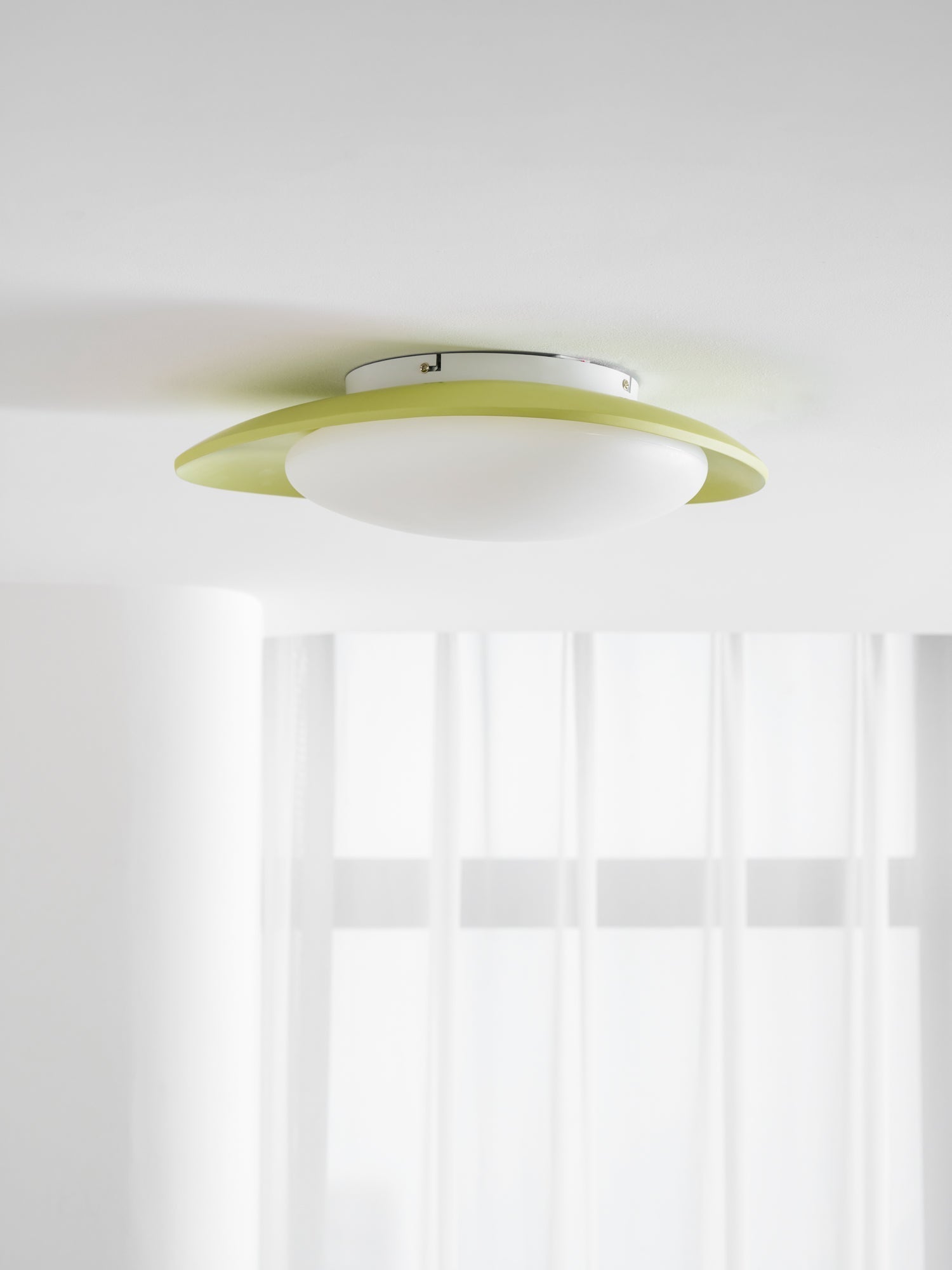 Oválné stropní svítidlo z pryskyřice, stmívatelné LED, zelené nebo béžové, 3000K-6000K, 36 cm nebo 46 cm