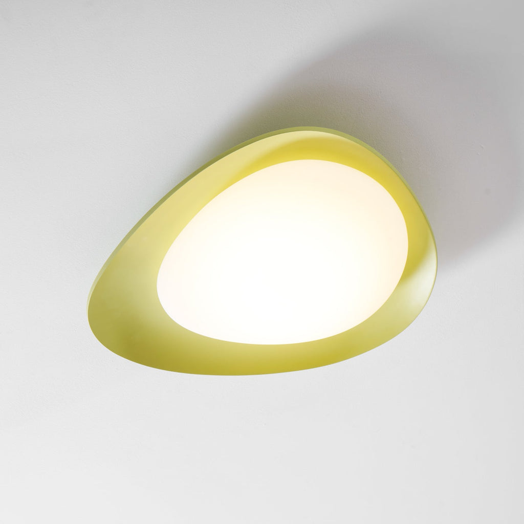 Oválné stropní svítidlo z pryskyřice, stmívatelné LED, zelené nebo béžové, 3000K-6000K, 36 cm nebo 46 cm