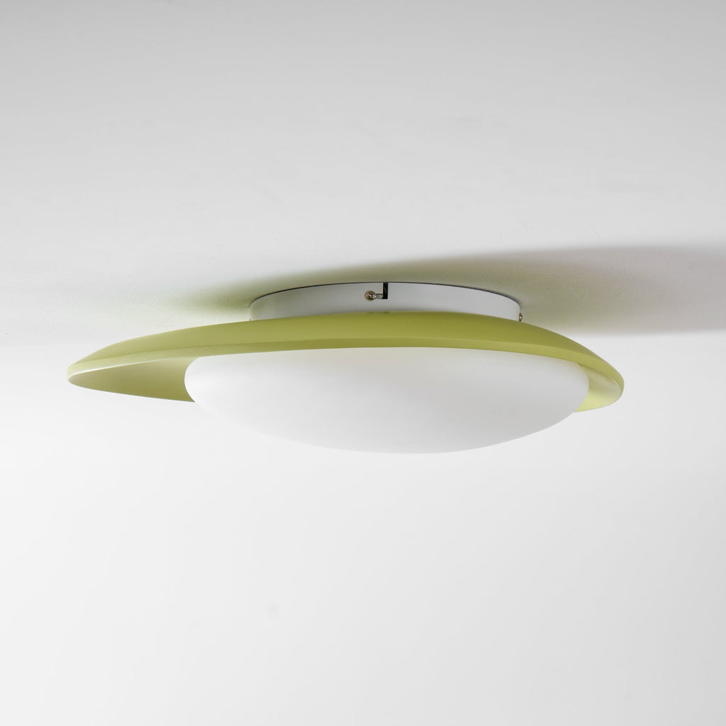 Oválné stropní svítidlo z pryskyřice, stmívatelné LED, zelené nebo béžové, 3000K-6000K, 36 cm nebo 46 cm