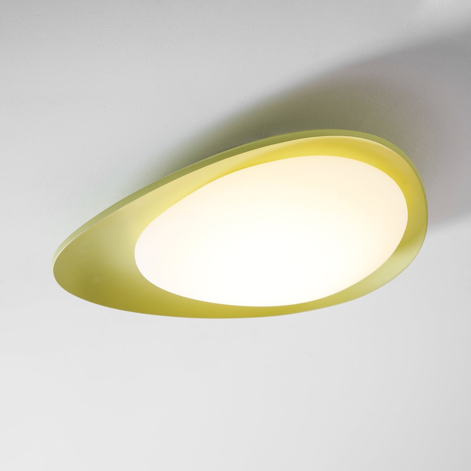 Oválné stropní svítidlo z pryskyřice, stmívatelné LED, zelené nebo béžové, 3000K-6000K, 36 cm nebo 46 cm