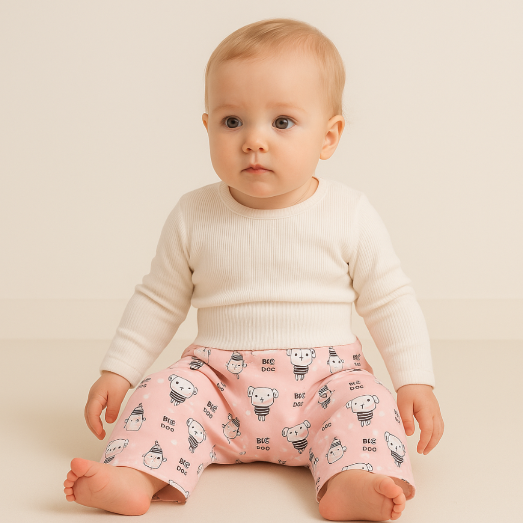 Herbruikbare katoenen zindelijkheidstrainingbroekjes voor baby's waterdicht ondergoed