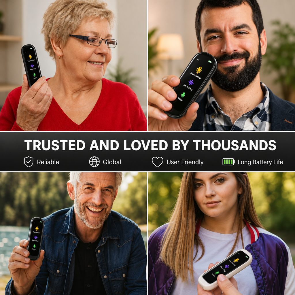 Portable Language Translator Pen With Voice And Text Translation For Travel