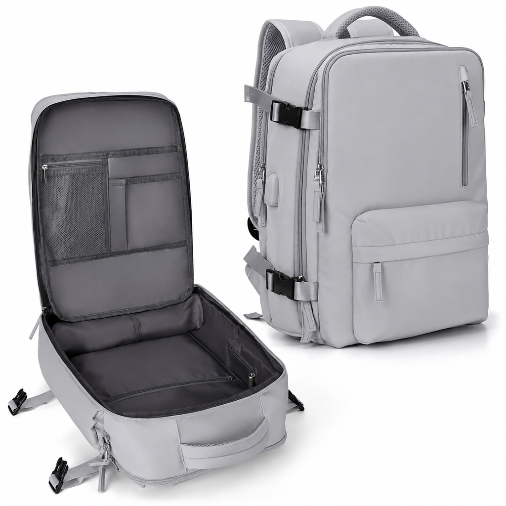 Carry On Travel Backpack With Laptop Compartment And Shoe Pocket