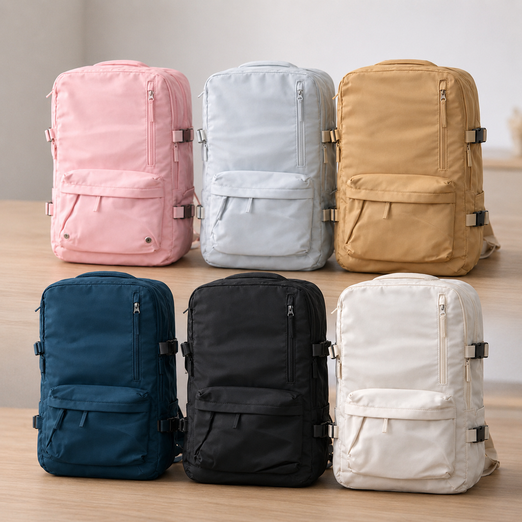 Carry On Travel Backpack With Laptop Compartment And Shoe Pocket