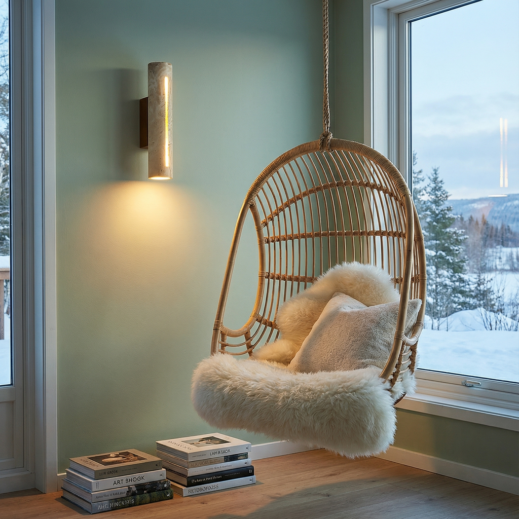 TerraLume Elegantti luonnollinen seinävalaisin tunnelmavalaistukseen