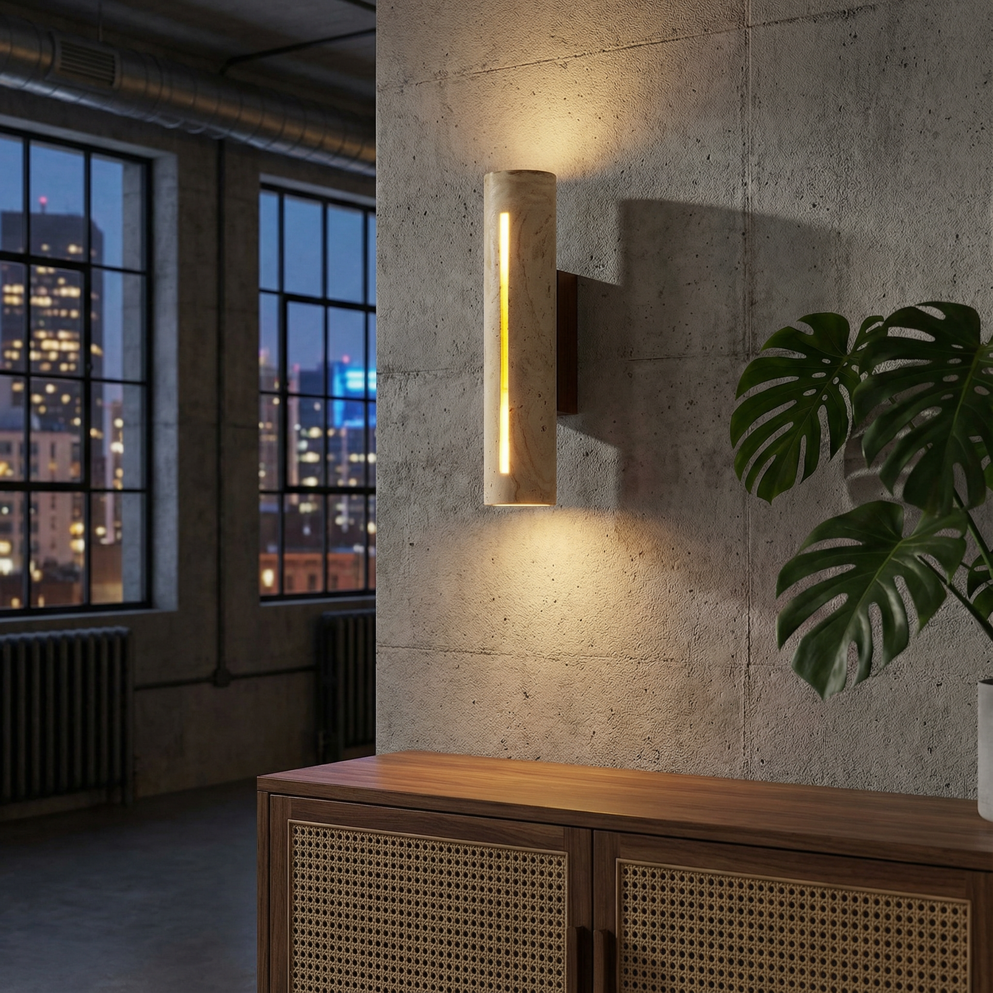 TerraLume Elegantti luonnollinen seinävalaisin tunnelmavalaistukseen