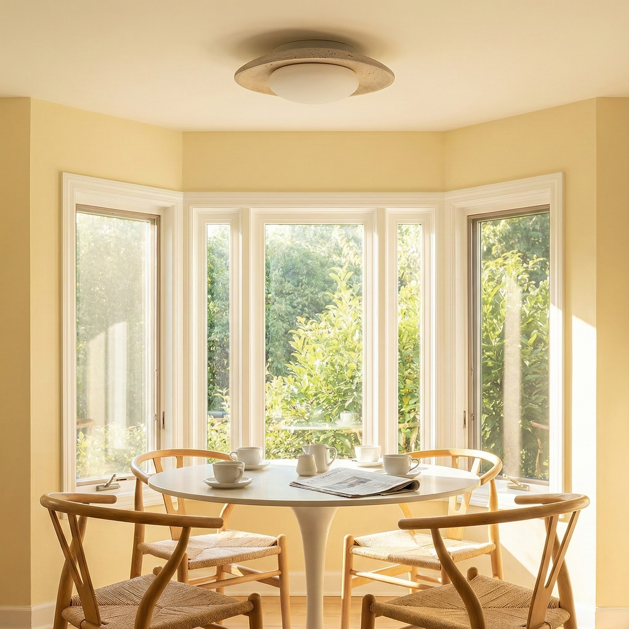 TerraLume Serene Compact Japandi Opbouwplafondlamp