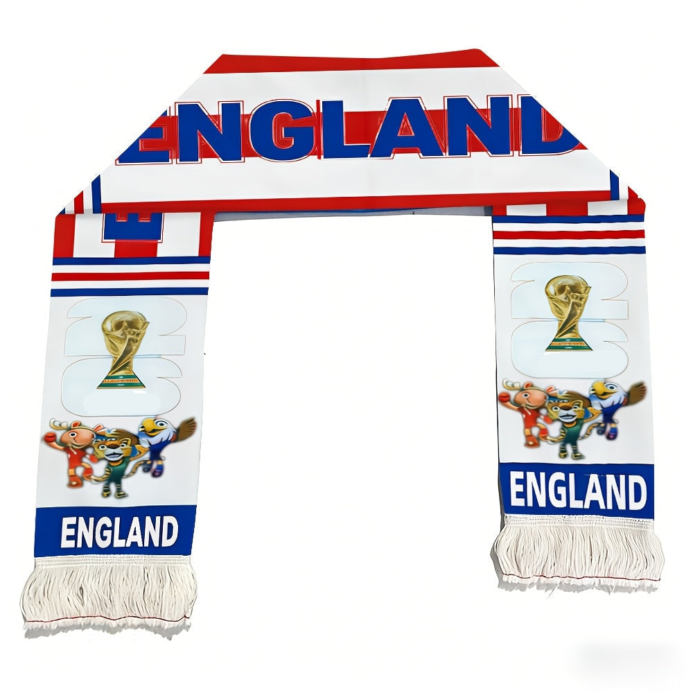 UK Flag Football Fan Scarf For World Cup And Matchday Events