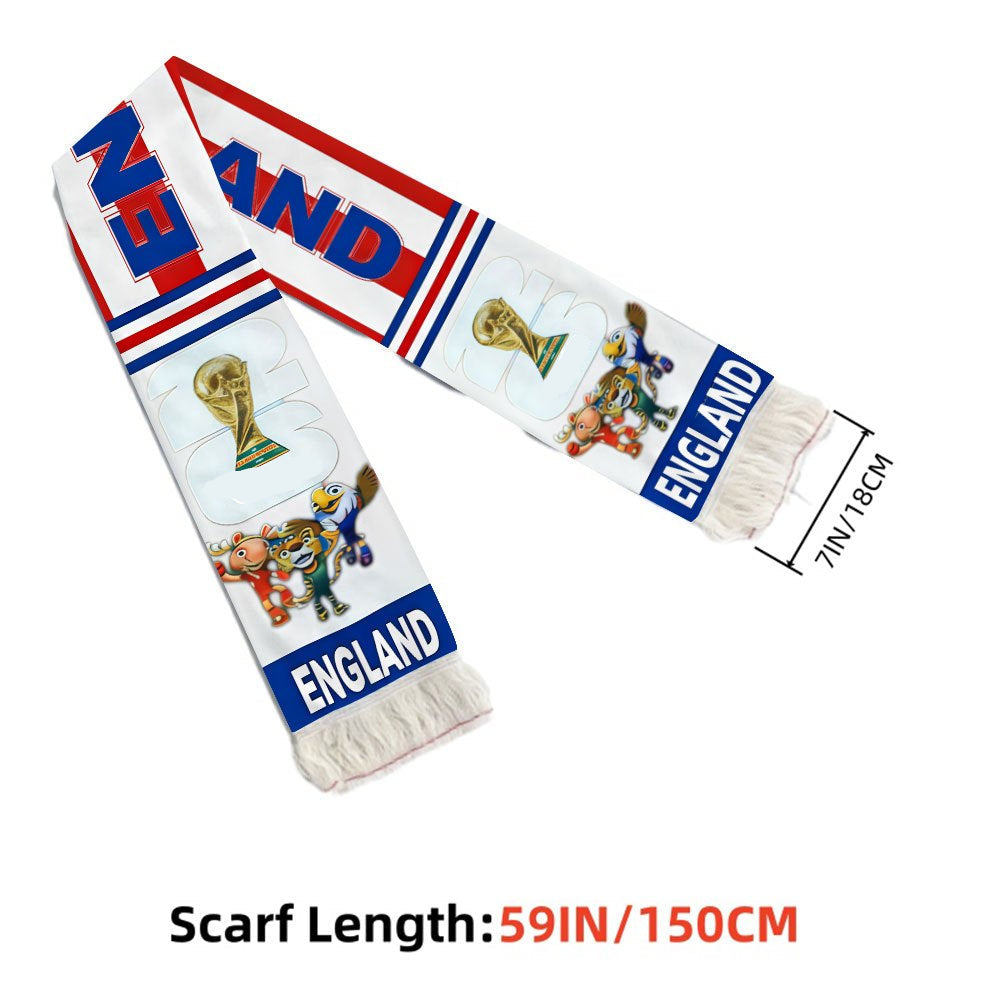 UK Flag Football Fan Scarf For World Cup And Matchday Events