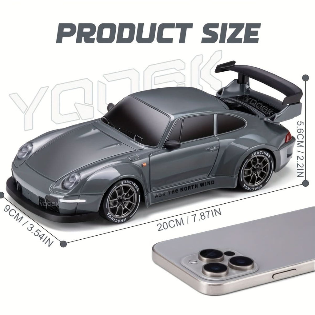 Nova Drift Master RC-auto met LED-wielen en 1:24 schaal 4WD