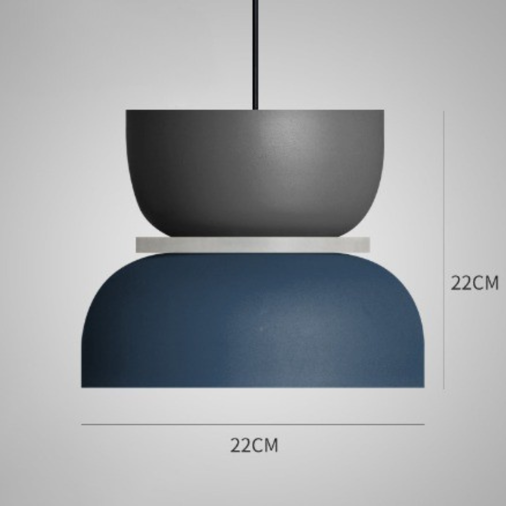Macaron Pendellampa: Pastell Nordisk Taklampa