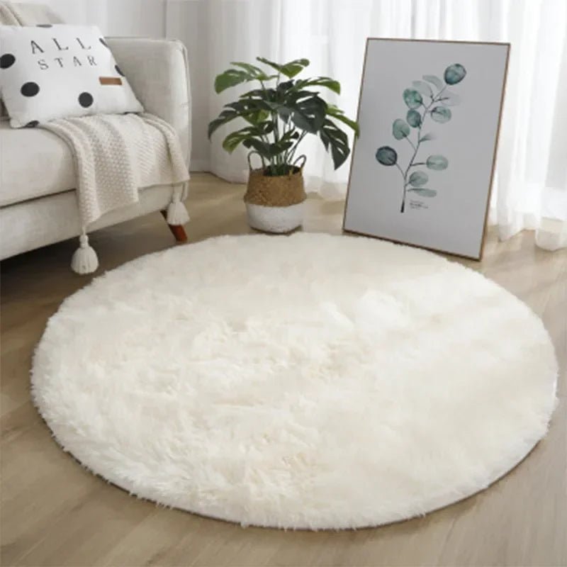 Fluffora Ultrasoft Round Plush Rug for Cozy Living Spaces