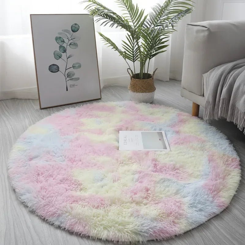 Fluffora Ultrasoft Round Plush Rug for Cozy Living Spaces