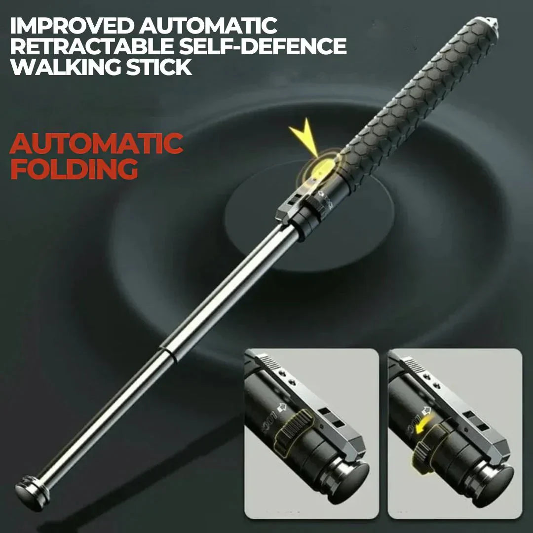 Trail Guard Trek Stick Automatic Walking Stick With Self Defense