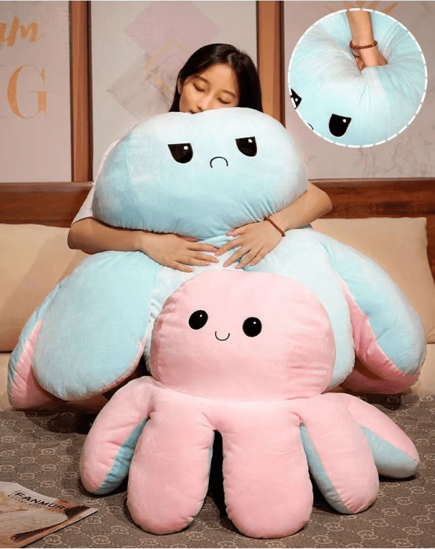 Peluche Snuggle Octo - Poulpe Câlin pour Enfants et Câlins