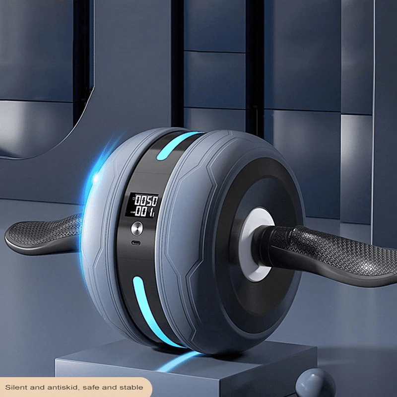 CorePulse Bauchmuskel-Rad mit Rückprall- und Zählfunktion für effektives Core-Training